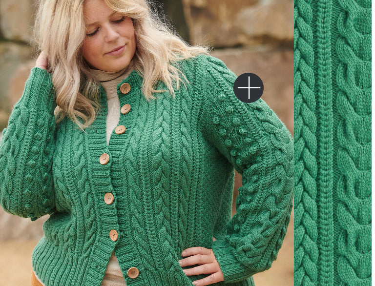 image of Patons Dovercourt Knit Cardigan Pattern