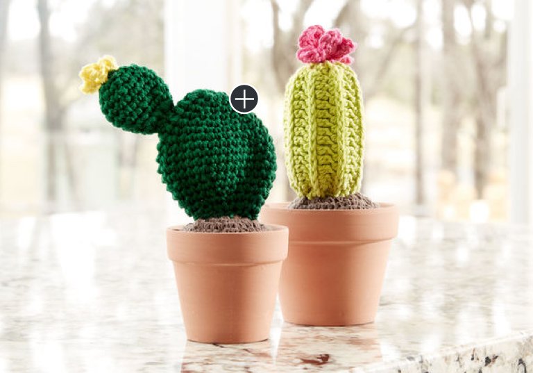 Easy Crochet Cacti