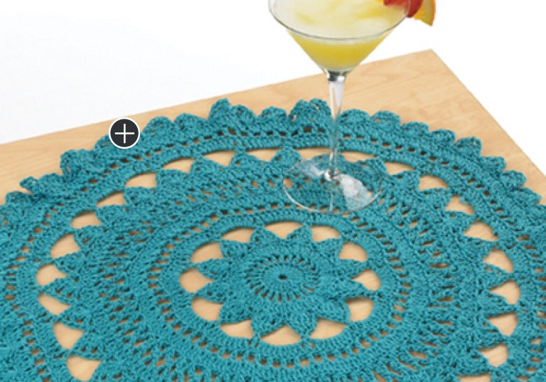 Intermediate Crochet Mediterranean Surf Doily