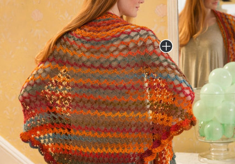 Intermediate Summer of Love Crochet Shawl