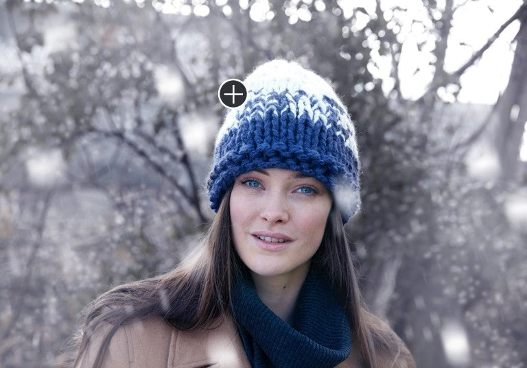 Easy Knit Bulky Gradient Hat