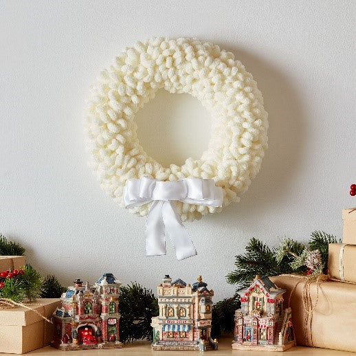 Bernat Pompom Wreath