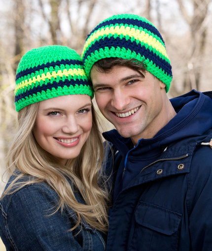 Cool Stripes Beanie Crochet Pattern