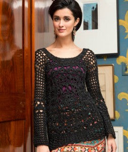 LW4740 Date-Night Lacy Sweater