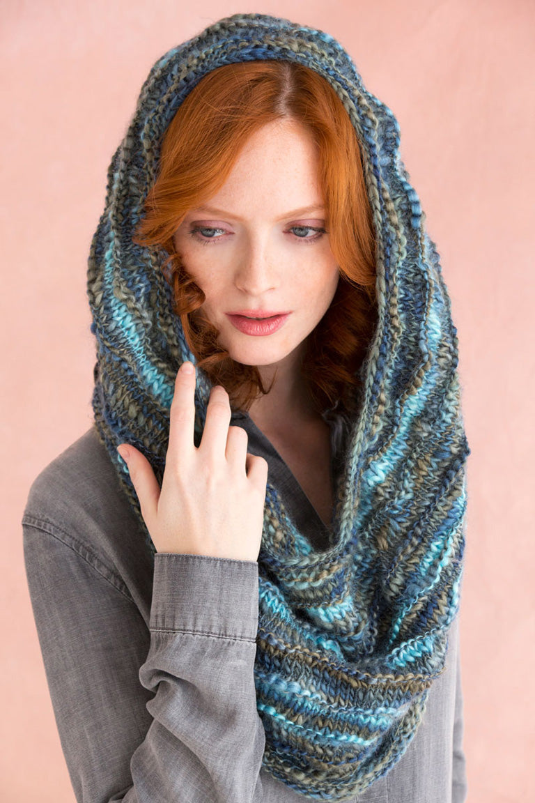 Multi-Wear Cowl Free Knitting Pattern LW5024