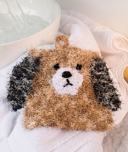 Puppy Scrubby Free Knitting Pattern LW5235