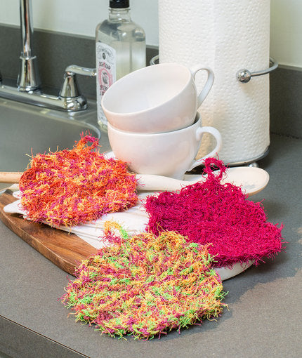 Scalloped Edge Scrubby Free Crochet Pattern LW5230