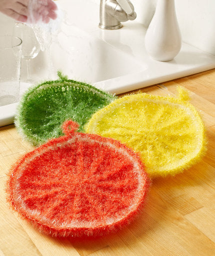 Splash of Citrus Scrubby Free Crochet Pattern LW5158