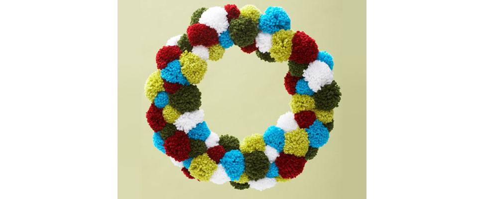 Pompom Wreath