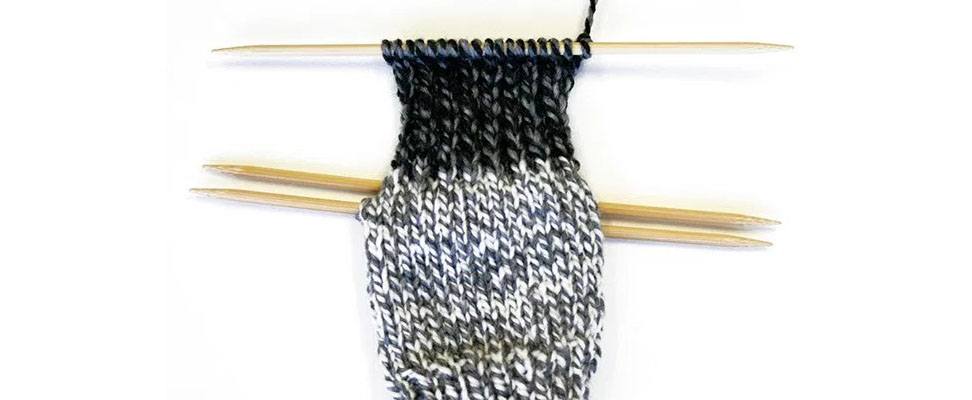 Knit Slouchy Socks Ribbing