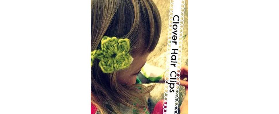 Clover Hair Clips