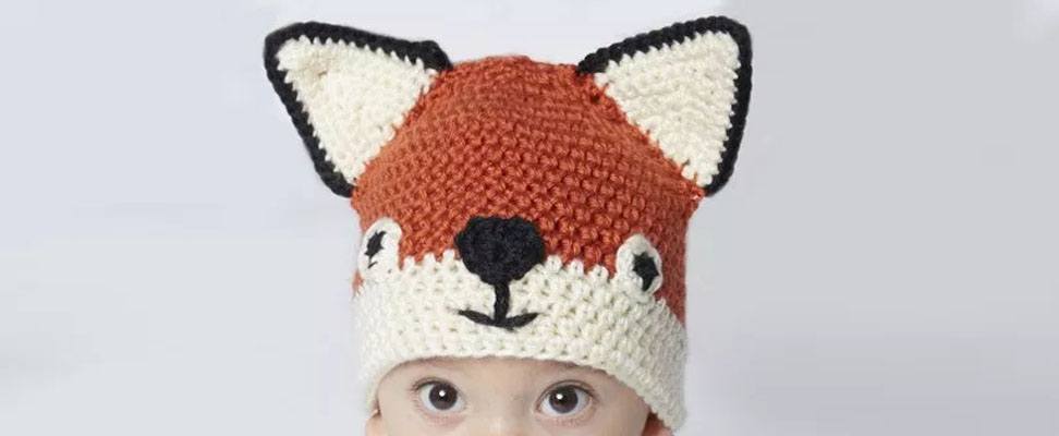 Fox hat in size 6-12 months