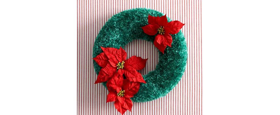 Crochet Evergreen Wreath