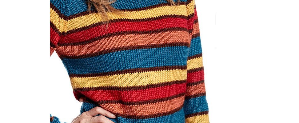 4 Rules of Striping in a knit sweater