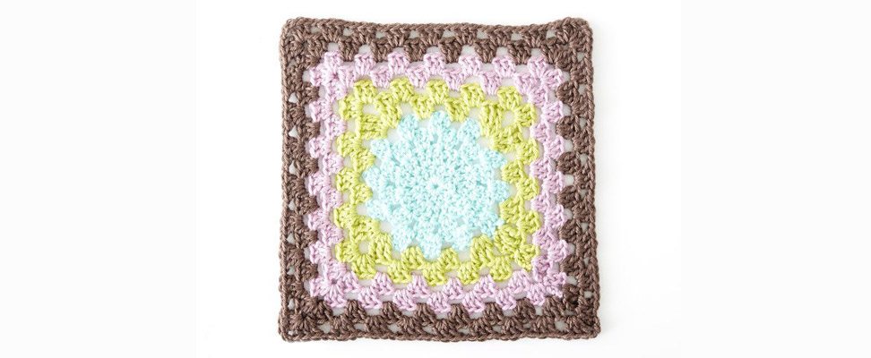 Pop of Color Granny Square