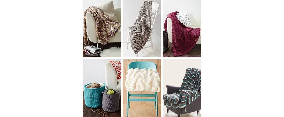 Bernat Blanket Free Crochet and Knit Patterns