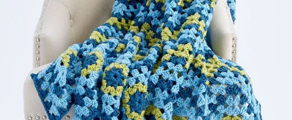 Waving to Granny Crochet Blanket