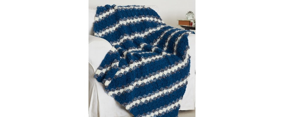 Country Fresh Blanket in Patons Decor yarn