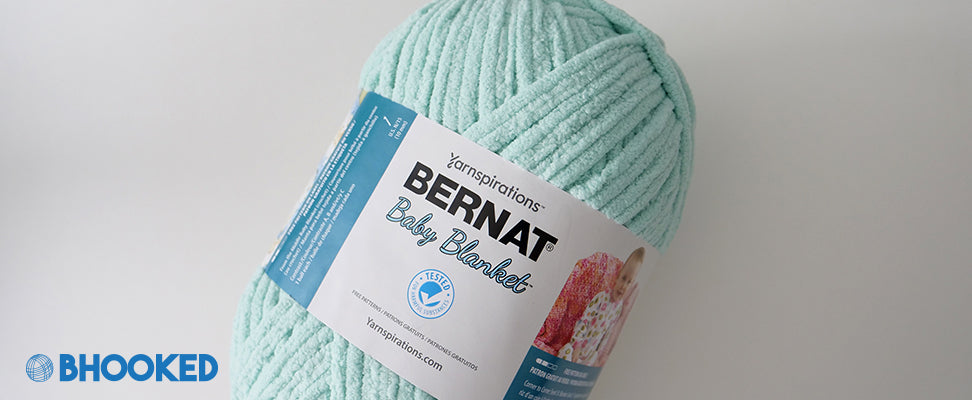 Bernat Baby Blanket yarn 300g ball size in Seafoam