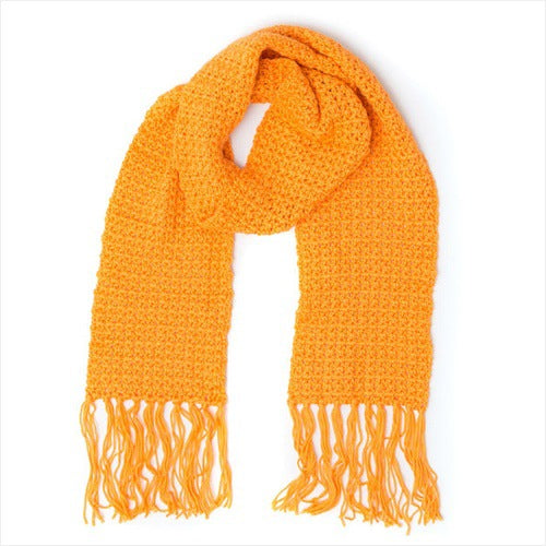 Free Crochet Pattern - Straight Up Scarf in Caron Simply Soft Brites yarn