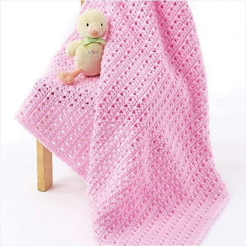 Free Crochet Pattern - One Skein Baby Blanket in Caron One Pound yarn