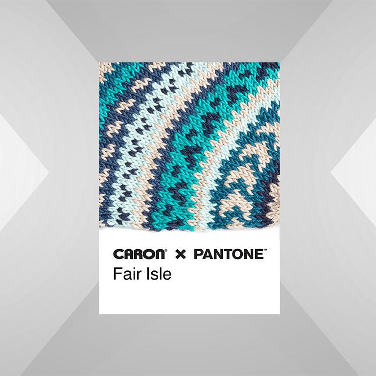 Caron x Pantone Fair Isle Chip
