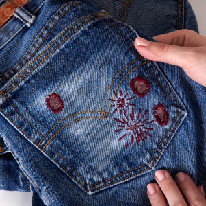 Stitching Jeans Finished Design 1 Image