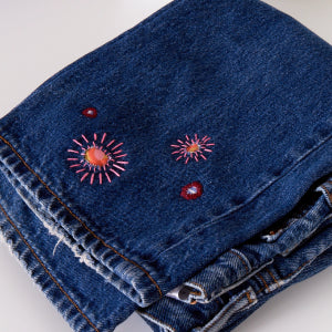 Stitching Jeans Finished Design 