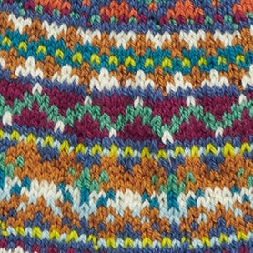 Patons Color Kaleidoscope Poncho Pattern in progress Lesson 3