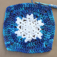 Stitch In Season Snowflake in progress Lesson 1