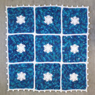 Stitch In Season Snowflake in progress Lesson 1