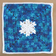 Stitch In Season Snowflake in progress Lesson 1