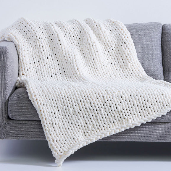 Bernat Table Knit Plush Blanket