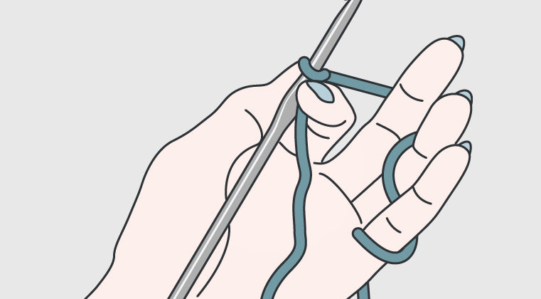 How to Hold the Yarn and Crochet Hook