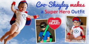Cro-Shayley makes a Super Hero Outfit