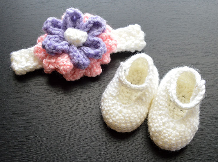 Bloomin Baby Headband and Dress Up Booties