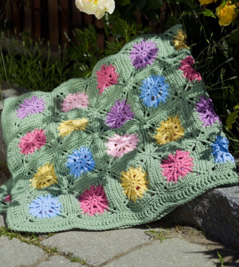 Easy Crochet Flower Field