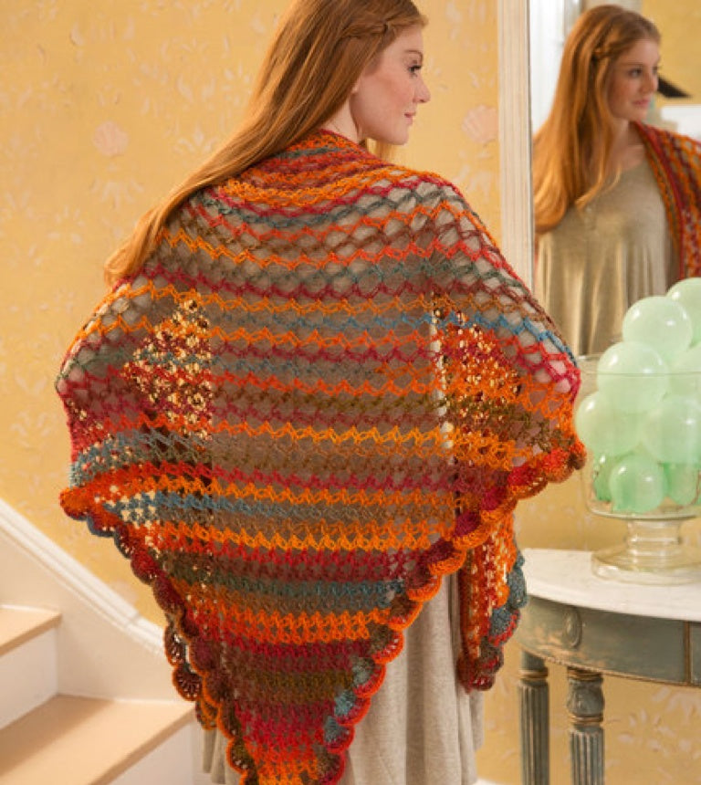 Intermediate Summer of Love Crochet Shawl