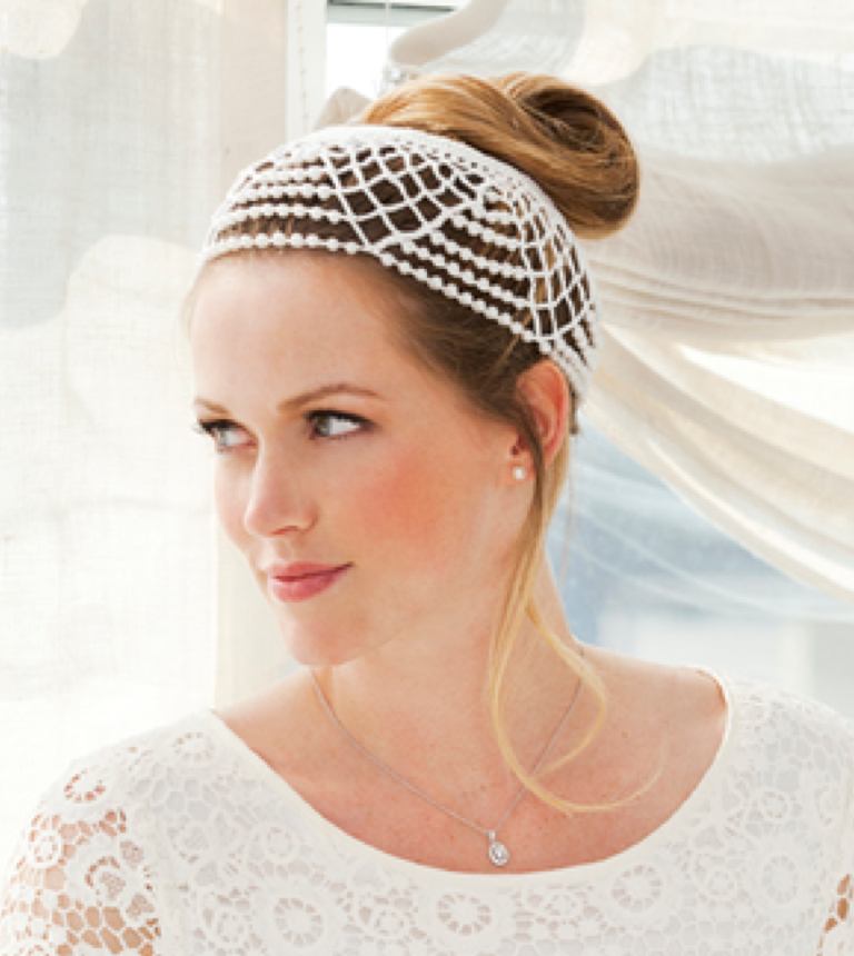 Intermediate Crochet Wedding Headdress