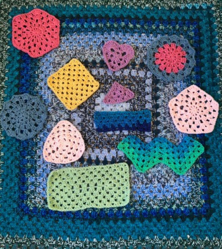 Granny Square Blanket Crochet 6 Week Course, Online class & kit, Gifts