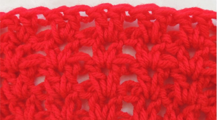 How to Crochet Classic DC V-Stitch (Plus 3 Variations)