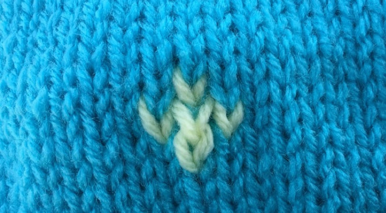 How to Fix a Hole in Your Knitting with Embroidery