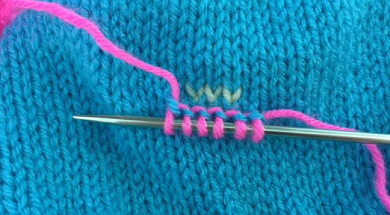 How to Fix a Hole in Your Knitting with Embroidery