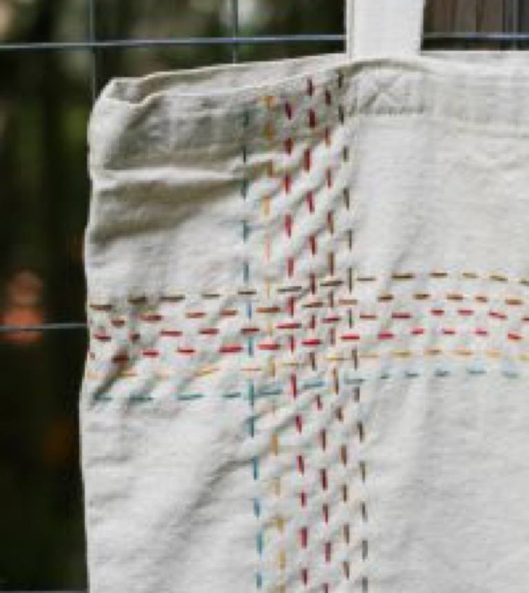 Kantha Hand Stitching with Tim Holtz Craft Thread