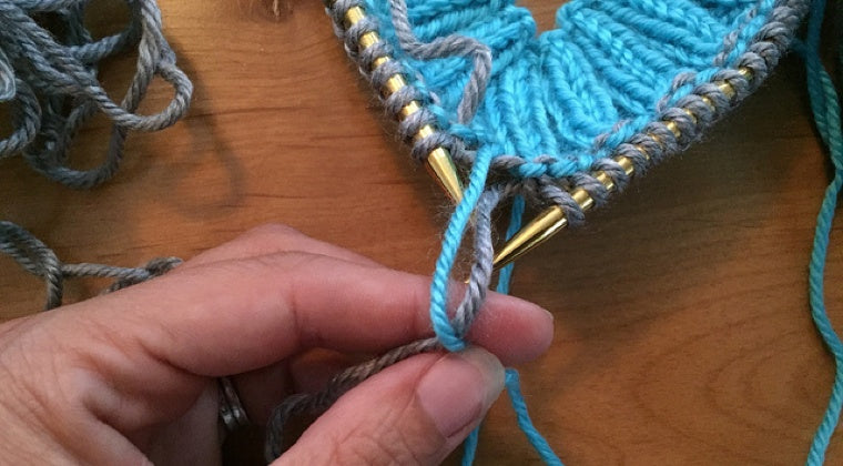 Changing Colors and Fair Isle Knitting