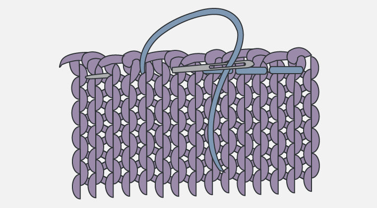 How to Weave Ends in Knitting
