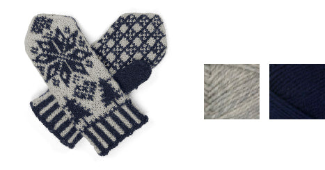 Northern Fair Isle Knit Mitten