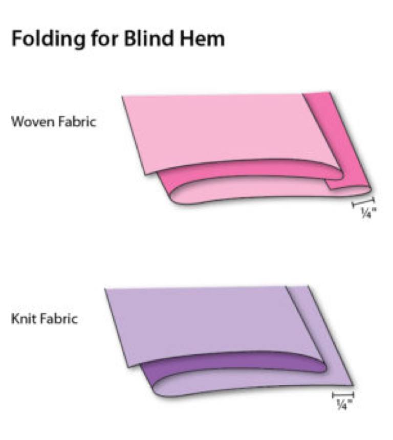 Machine Sew a Blind Hem