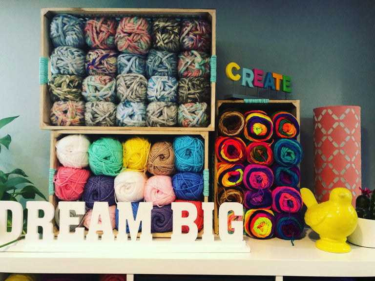 Marly Bird's yarn stash - dream big!