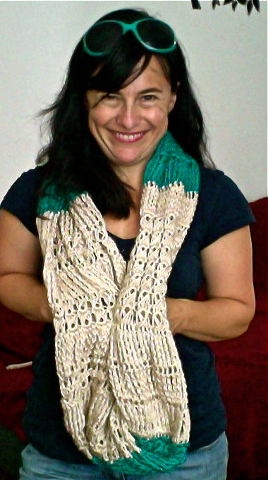 broomstick lace cowl